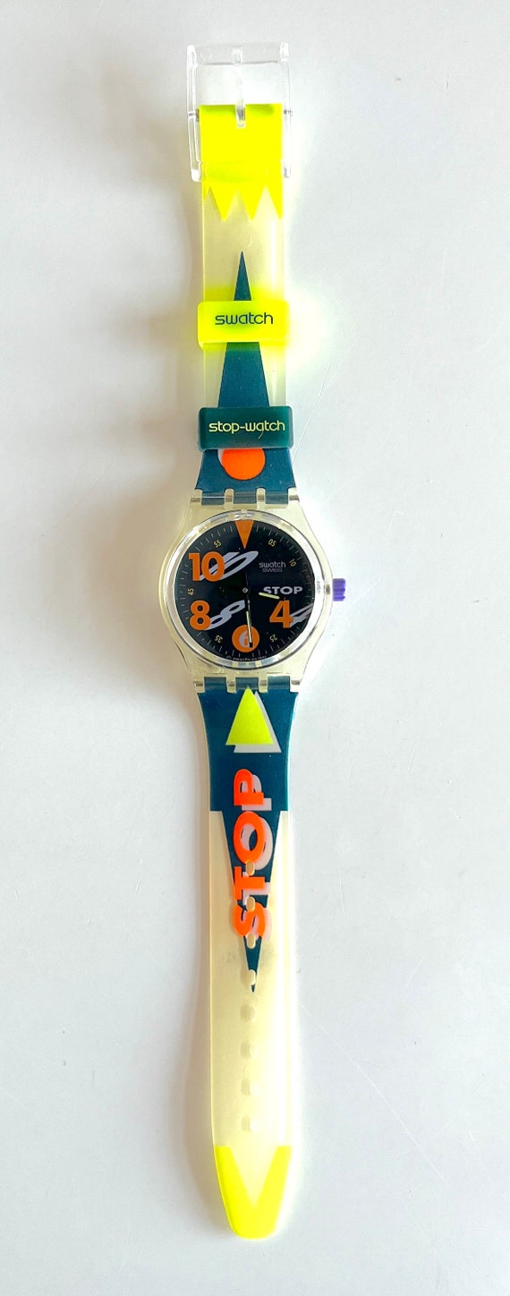 NEW vintage Swatch StopWatch MOVIMENTO SSK103 ne… Gem