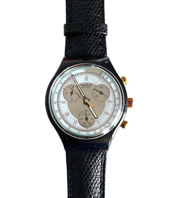 Vintage 1992 Swatch Chrono COLOSSAL SCB109 - Unworn Mint  display picture 2