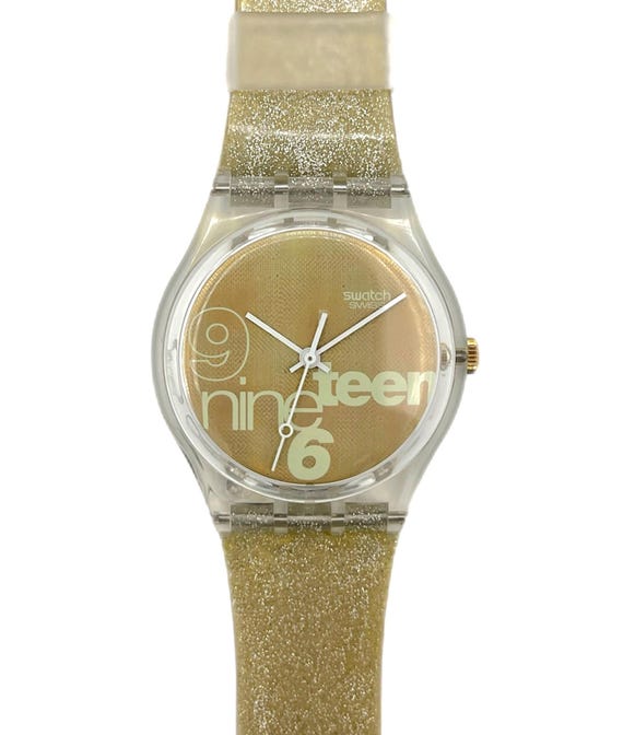 Unworn Vintage 1996 Swatch GLITTER GK216 - Mint Condition  display picture 3