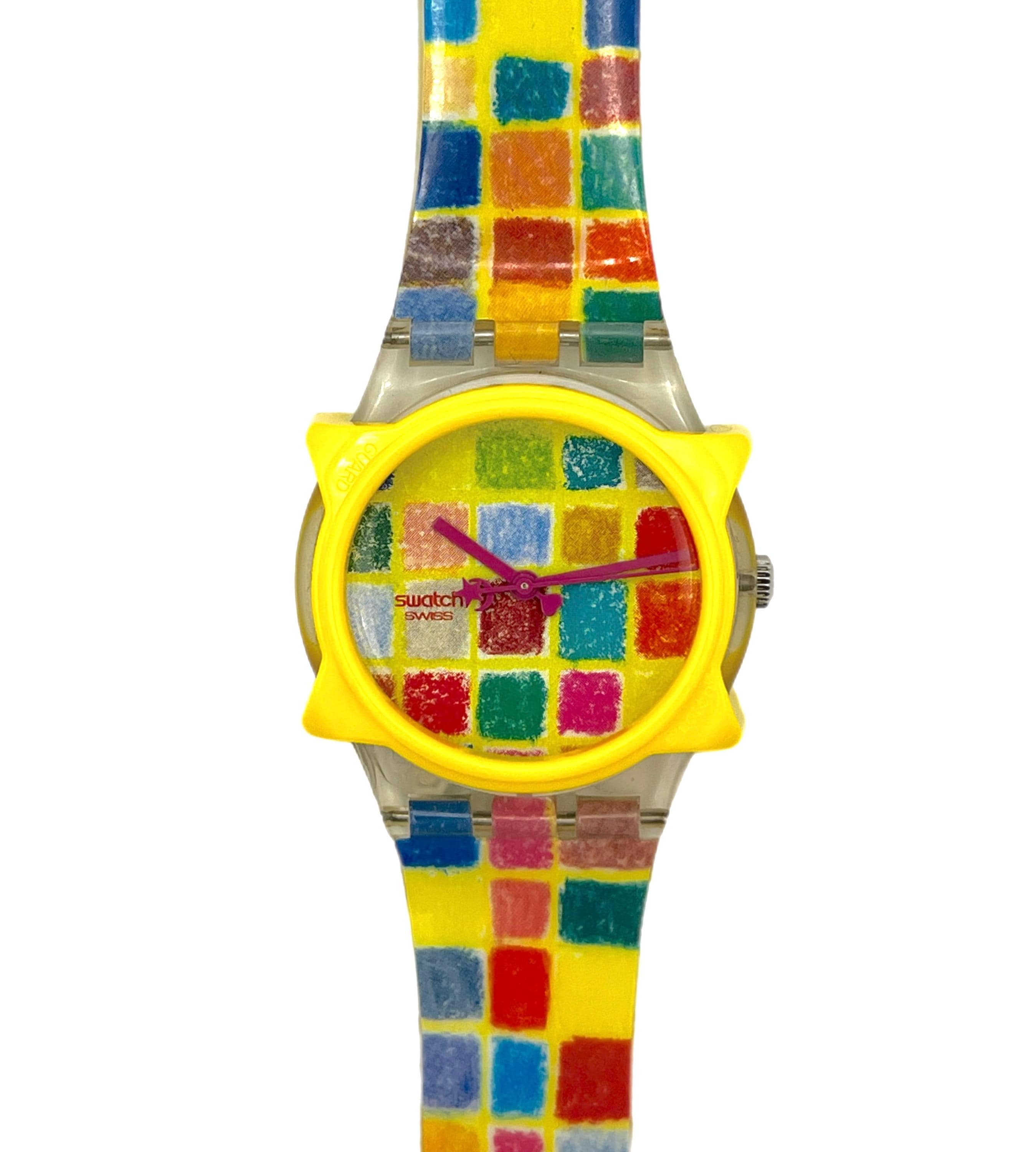 Swatch Watch Guard Too - Fluorescent yellow - Large Swatch Guard Too - anyone with 3D printing experience  main image 4