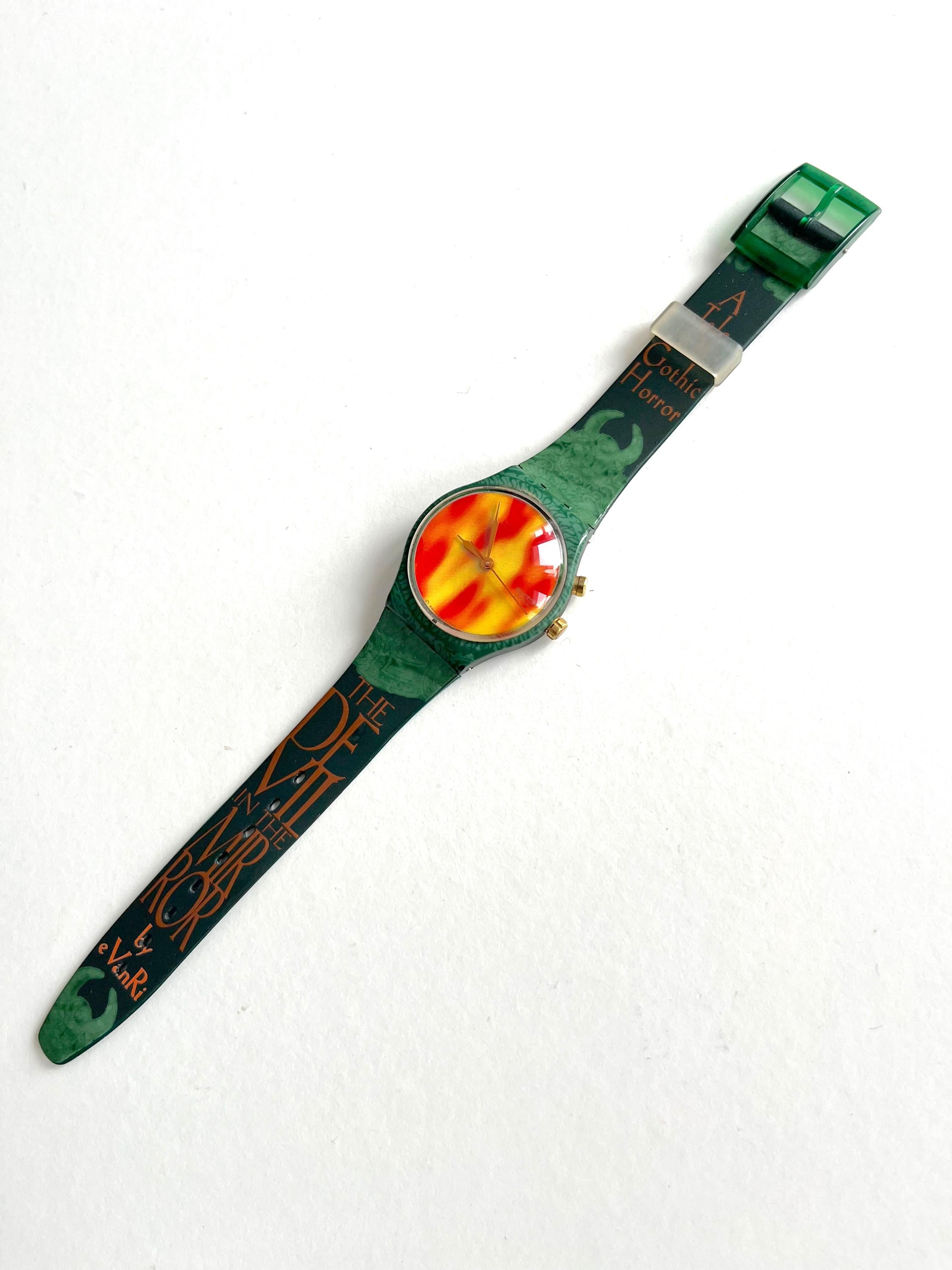 Vintage 1998 Swatch Gent Loomi THE DEVIL GG900 - Unworn Running