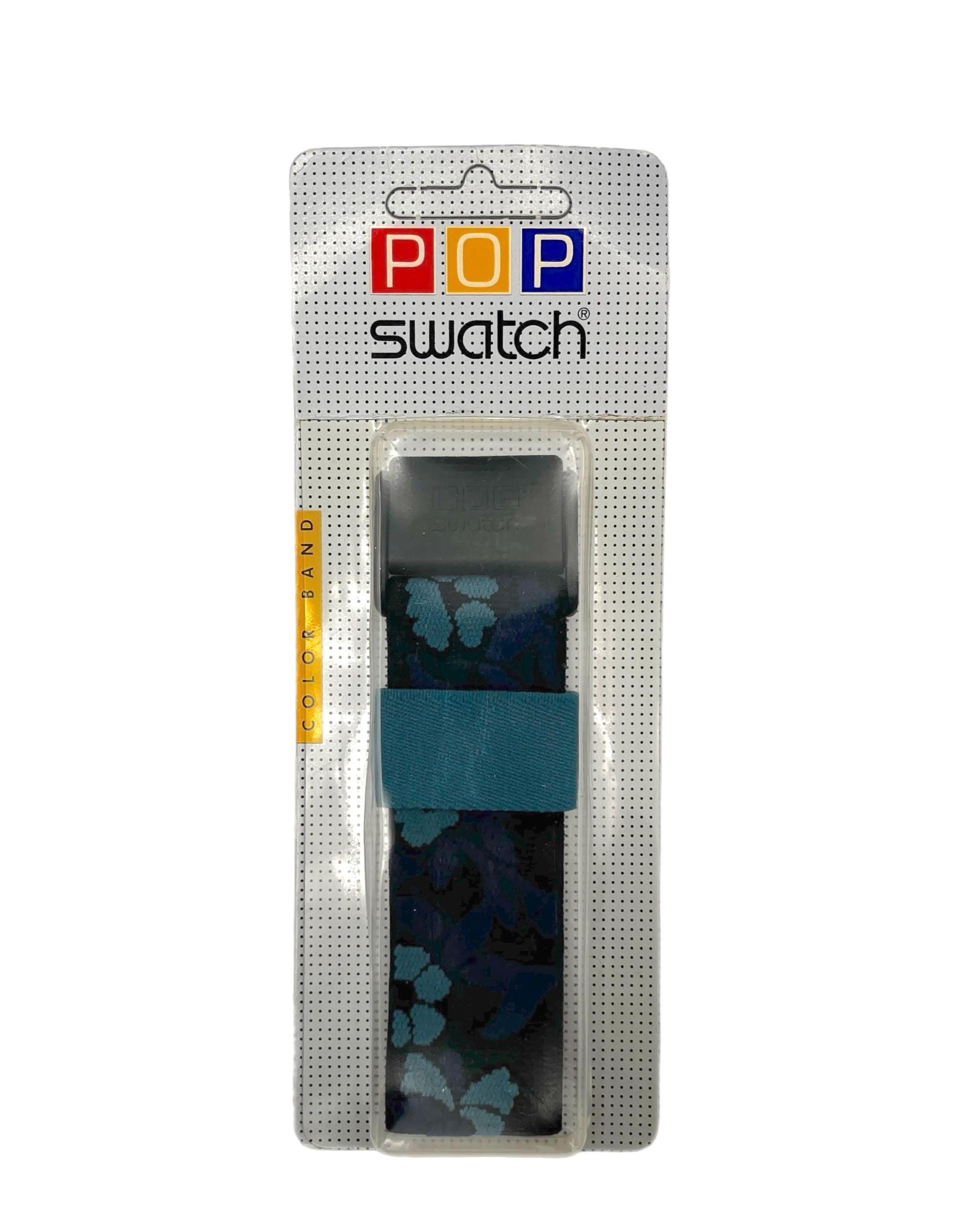 1991 Pop Swatch Replacement Band GREEN TIKI PWB157 - New in 
