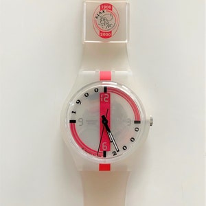 NEW Swatch Access Ajax Amsterdam Football Club SKK117 100 anniversary unworn mint running new battery Etsy Nederland