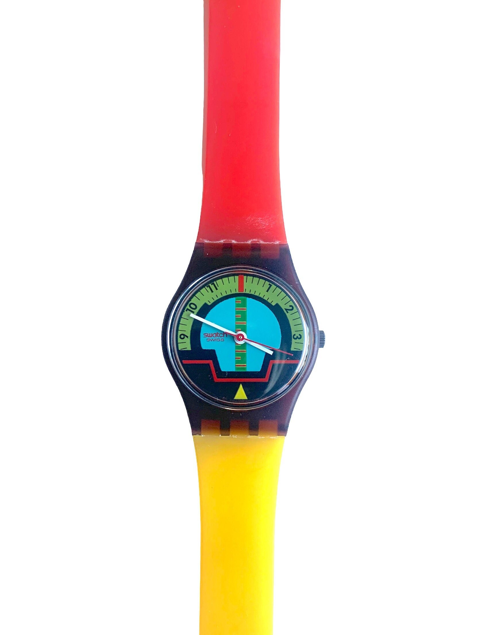 Vintage 1987 Swatch Lady BLUE HORIZON LF100 - Unworn Mint Vintage 1987 Swatch Lady BLUE HORIZON LF100 - Unworn Mint