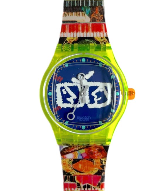 Vintage 1996 Swatch Musicall Special ZAPPING SLZ104 - Unworn Mint
