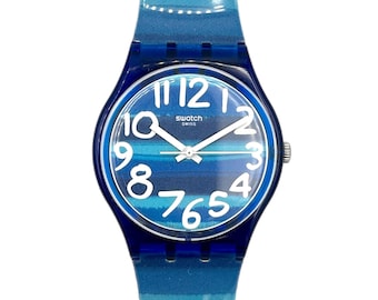 NEW : Vintage Swatch Gent Standard TURNOVER GB417 - Unworn - Mint