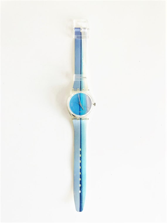 NEW in box rare 1997 vintage Swatch Gent CHLORINE… - image 2