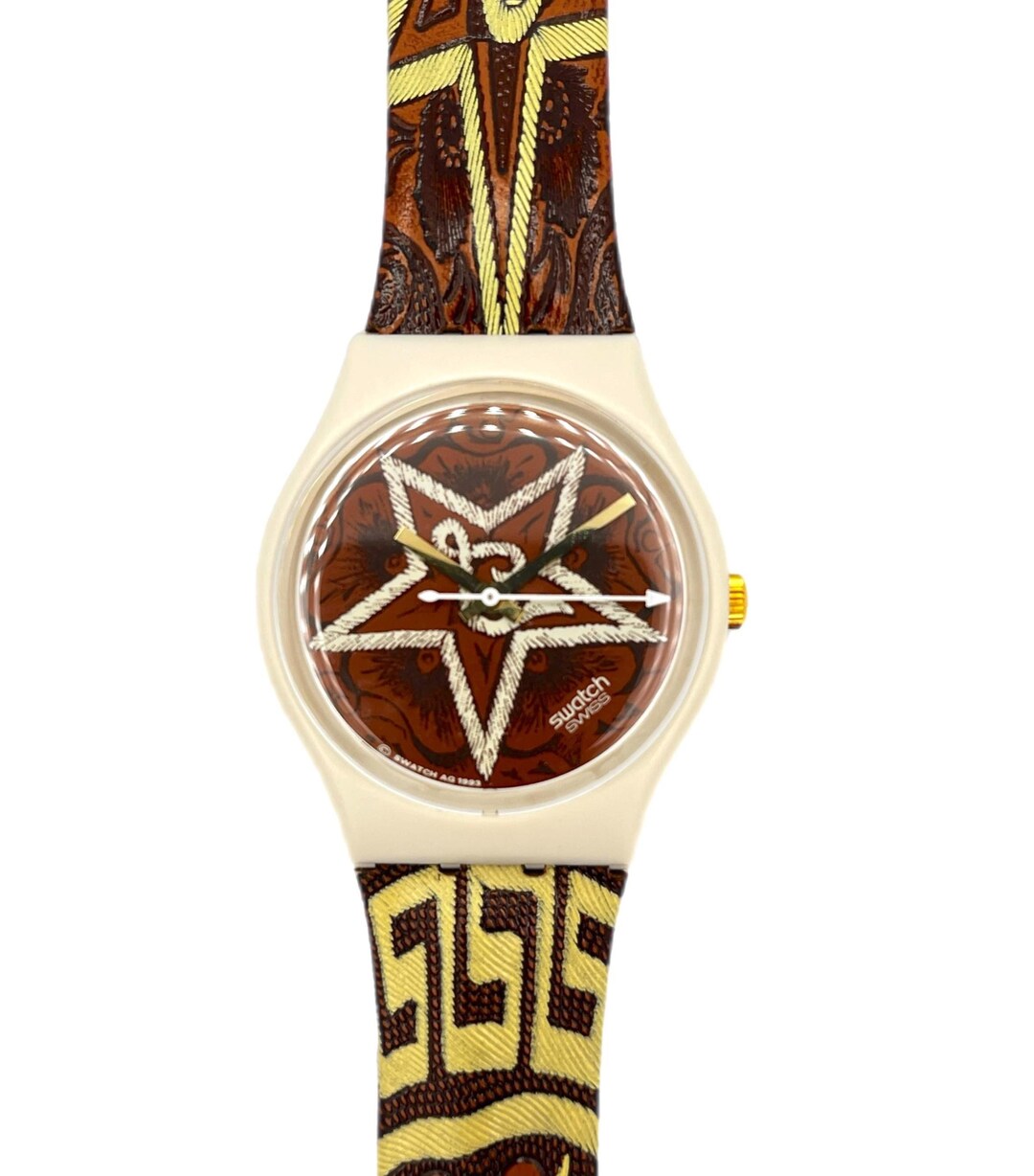 Swatch Watch - GW115 - MARIACHI Swatch Mariachi GW115 1994 Standard Gents 34mm Leather | eBay main image 4
