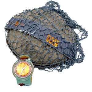 Swatch 1993 Pop Swatch special SOUPE DE POISSON PWZ106 - unworn mint condition - fresh battery installed - 39mm diameter