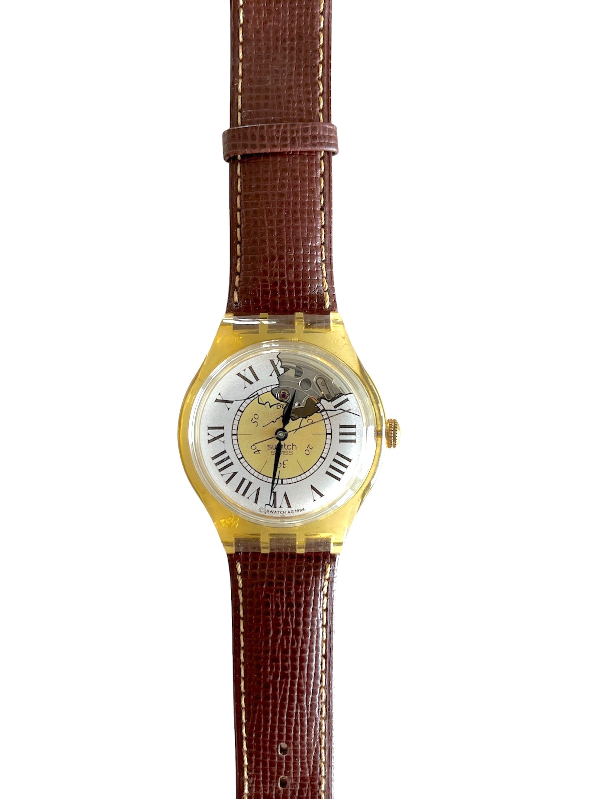 NEW : 1995 vintage Swatch Automatic MISSING SAJ100 - unworn