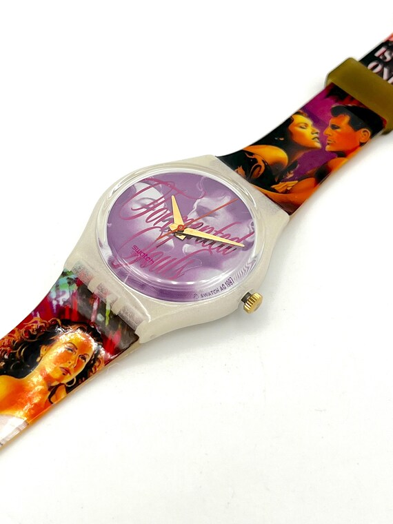 1998 Swatch Gent TORMENTED SOULS GW118- 34mm Diameter - New  display picture 3