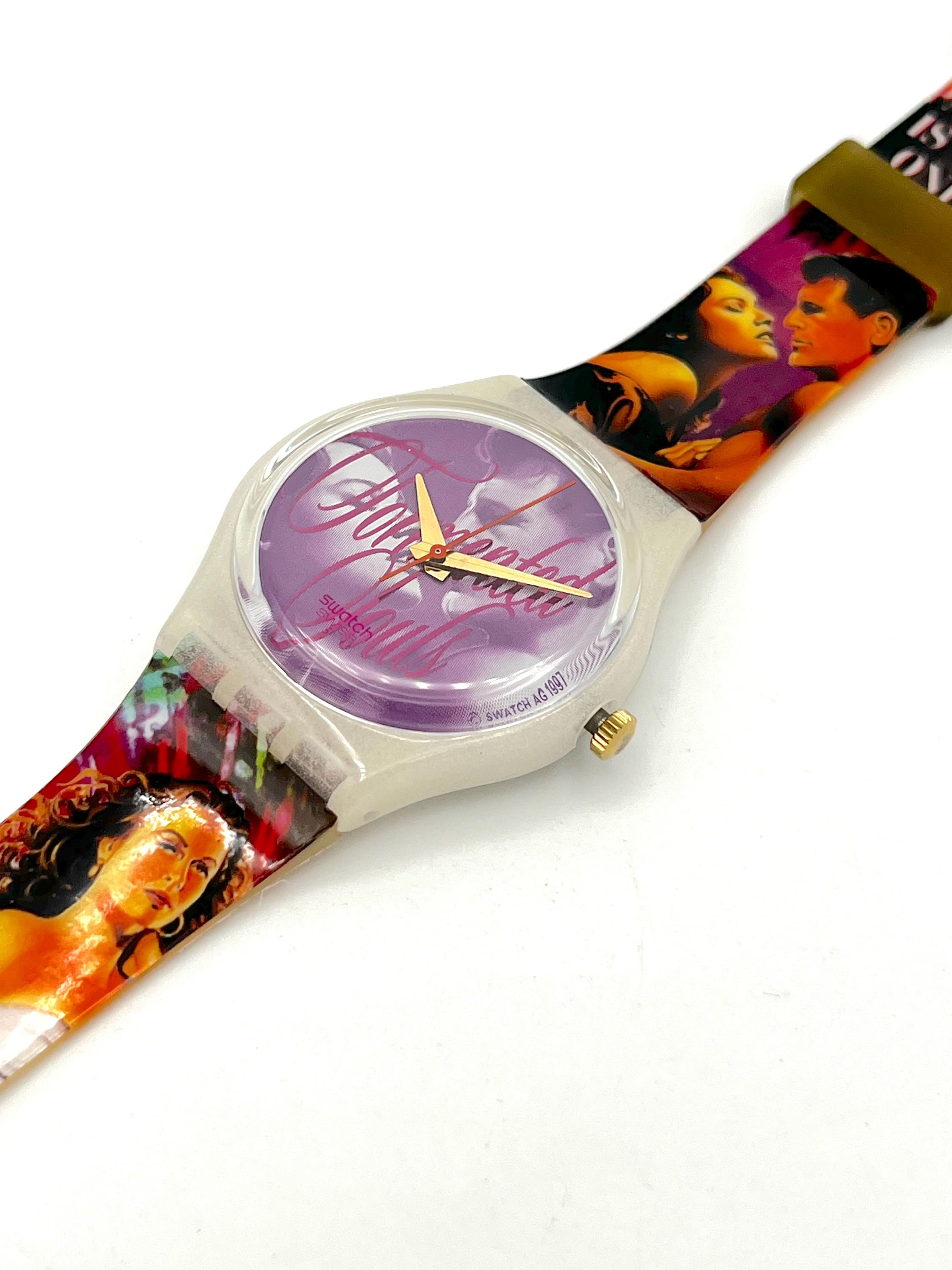 1998 Swatch Gent TORMENTED SOULS GW118- 34mm Diameter - New 