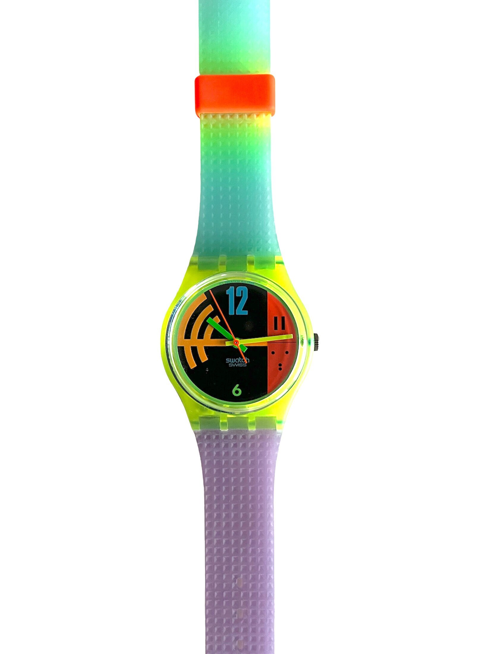 NEW : 1989 Vintage Swatch Gent HANG TWELVE GJ102 - Unworn  display picture 2