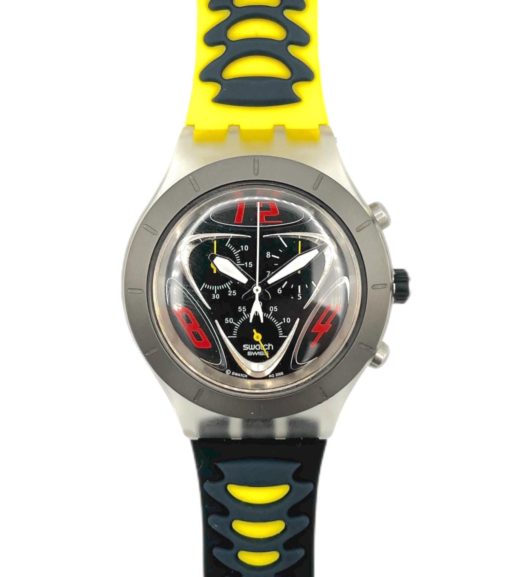 Swatch Irony Diaphane Chrono SPINE BLADE SVCK1001 - 新品箱入り 