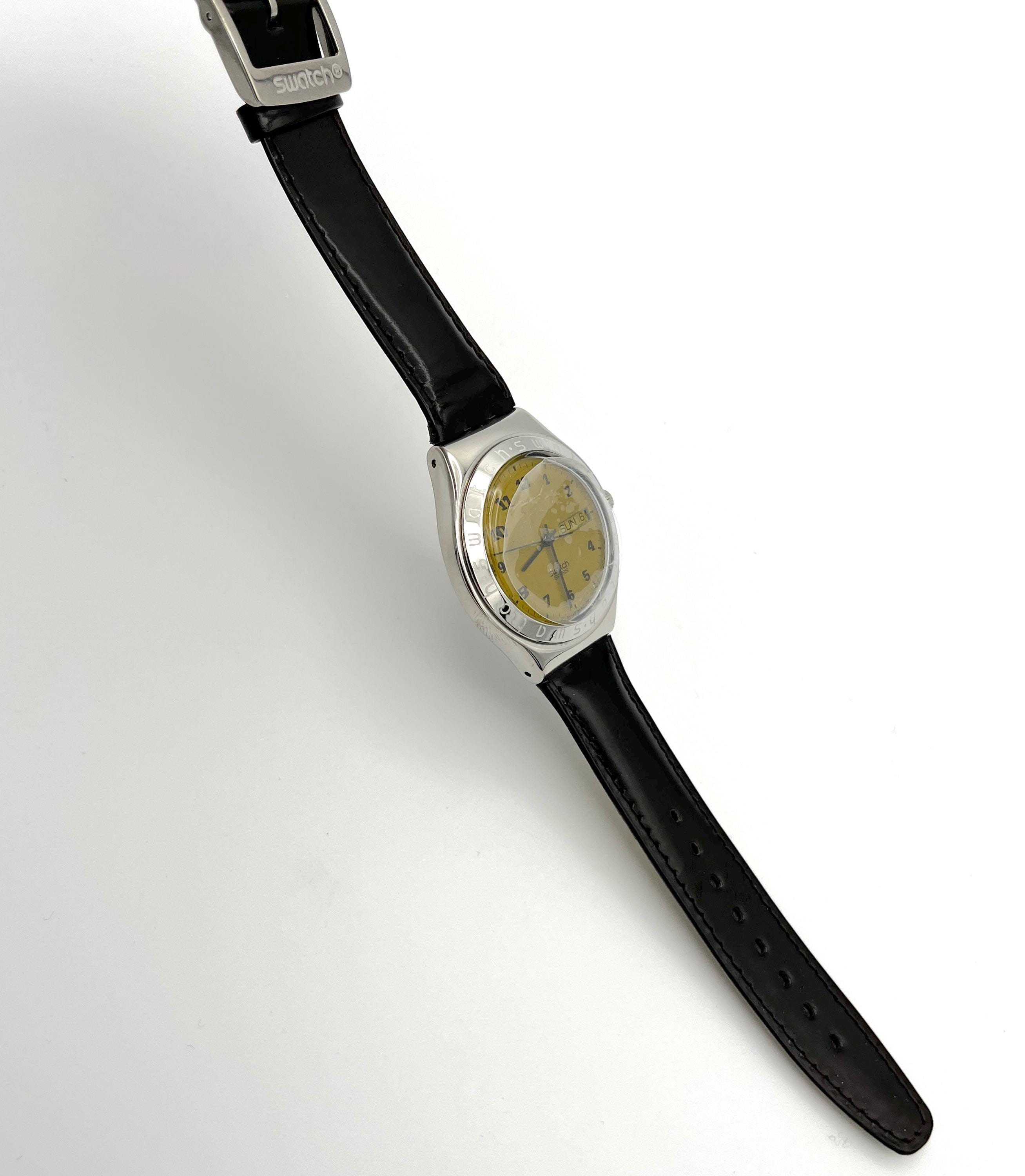 Vintage 1996 Swatch Irony Big ROASTED CHESTNUT YGS705 - Mint 