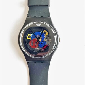 NEW : 2012 Swatch New Gent BLACK LACQUERED SUOB101 Unworn in | Etsy