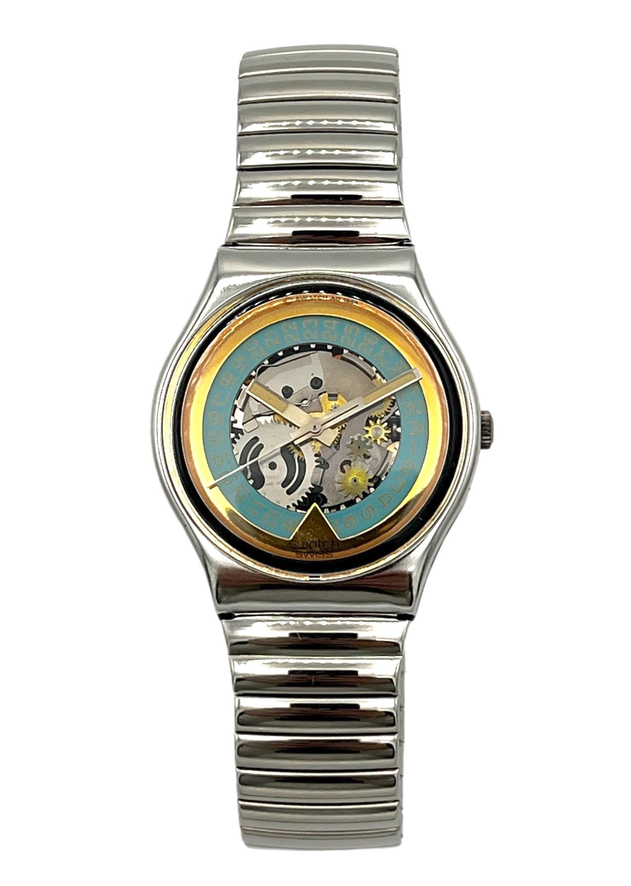 1989 Swatch Gent Flex DAY OFF GY400 - 34mm Diameter - New in Box