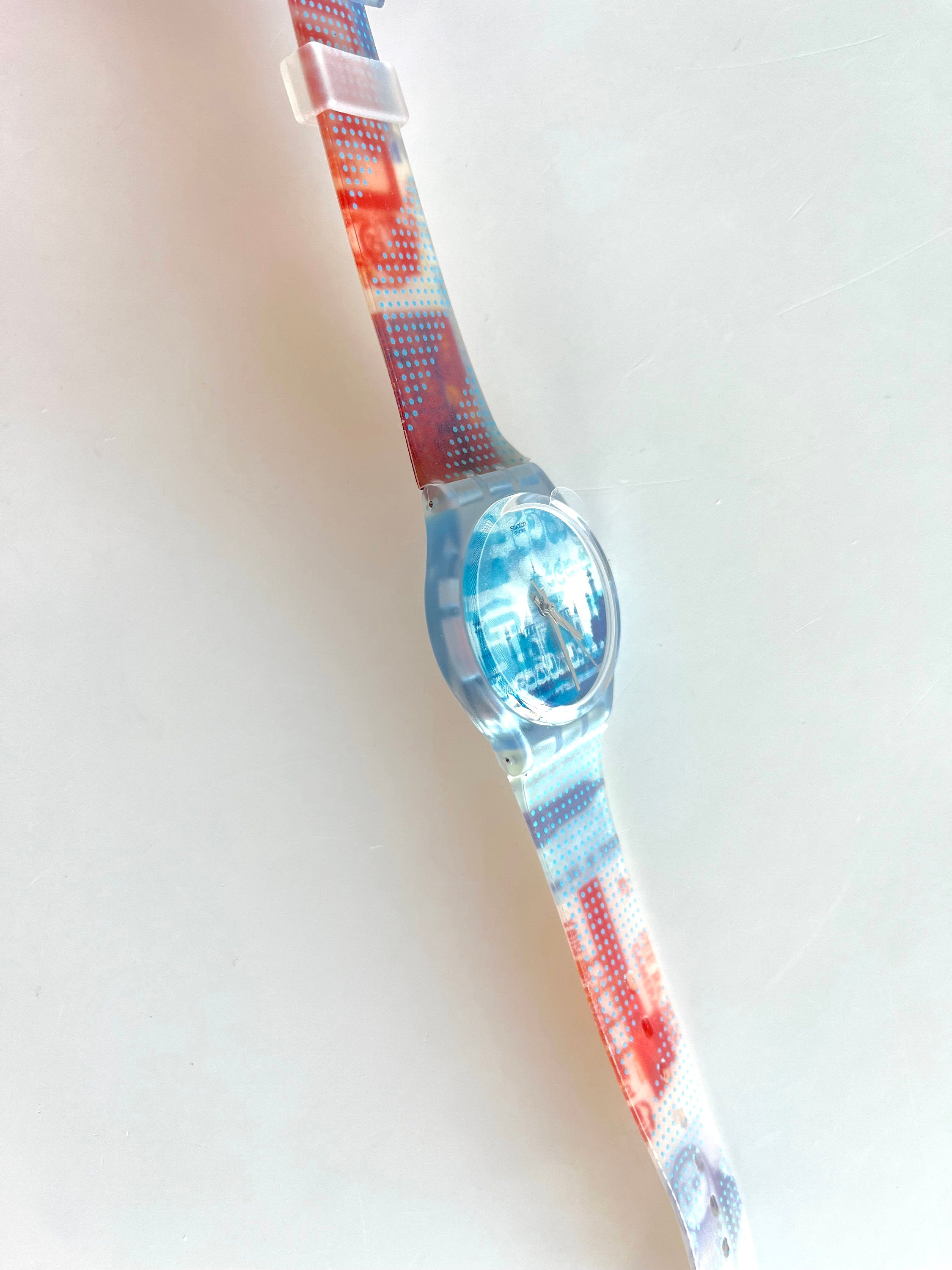 Swatch Watch - GN195 - TRAVEL DIARY Vintage 2001 Swatch Gent TRAVEL DIARY GN195 - Unworn Mint  main image 2