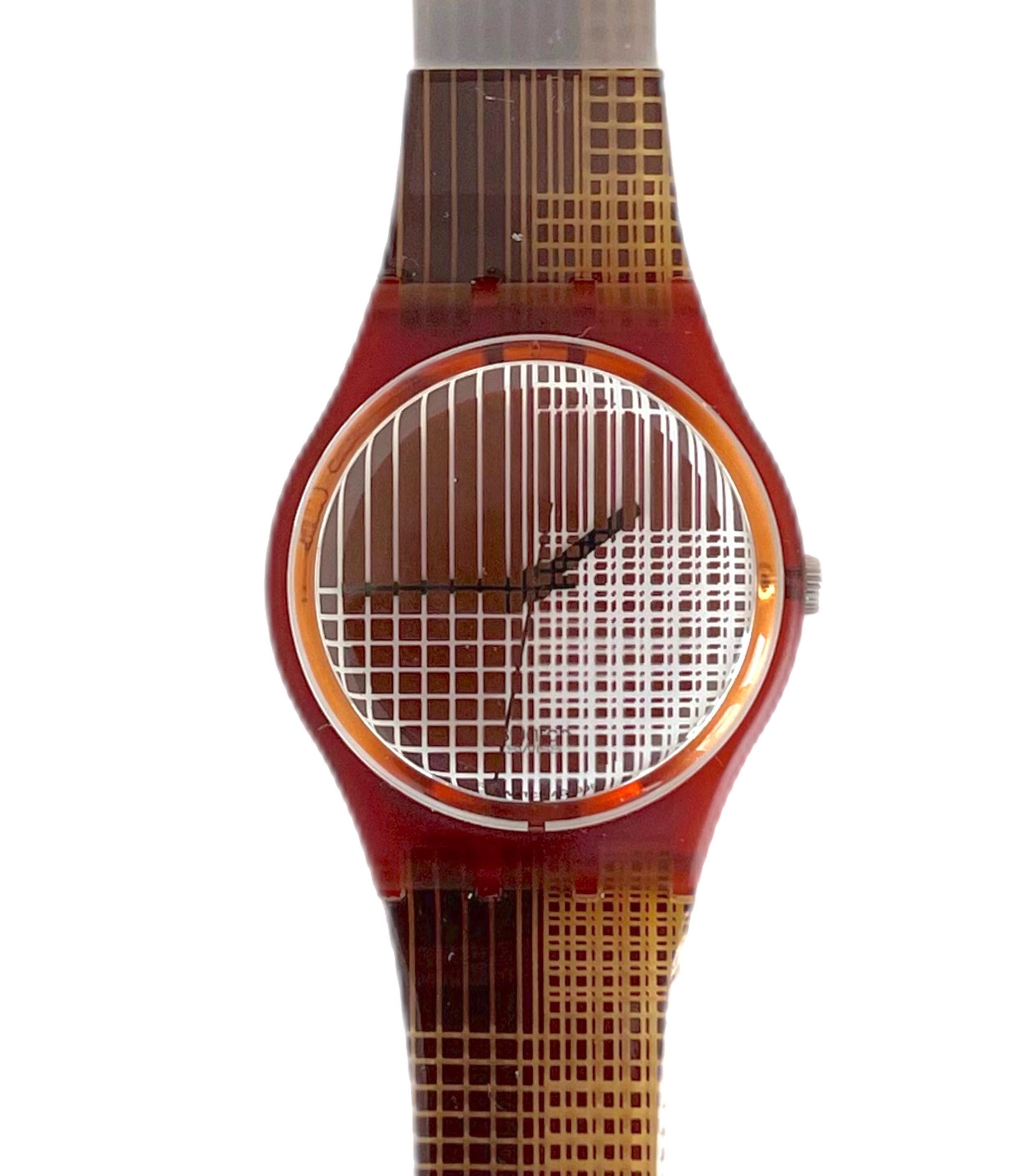 Swatch Gent INTERFACE GC102 vintage del 1996 - mai indossato, in perfette condizioni - funzionante con batteria nuova - nuovo nella scatola - diametro 34 mm