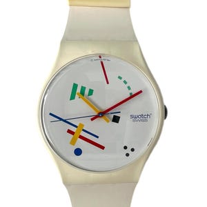 Vintage 1986 Swatch Maxi Wall Clock VASILY MLW111 - 209cm Tall