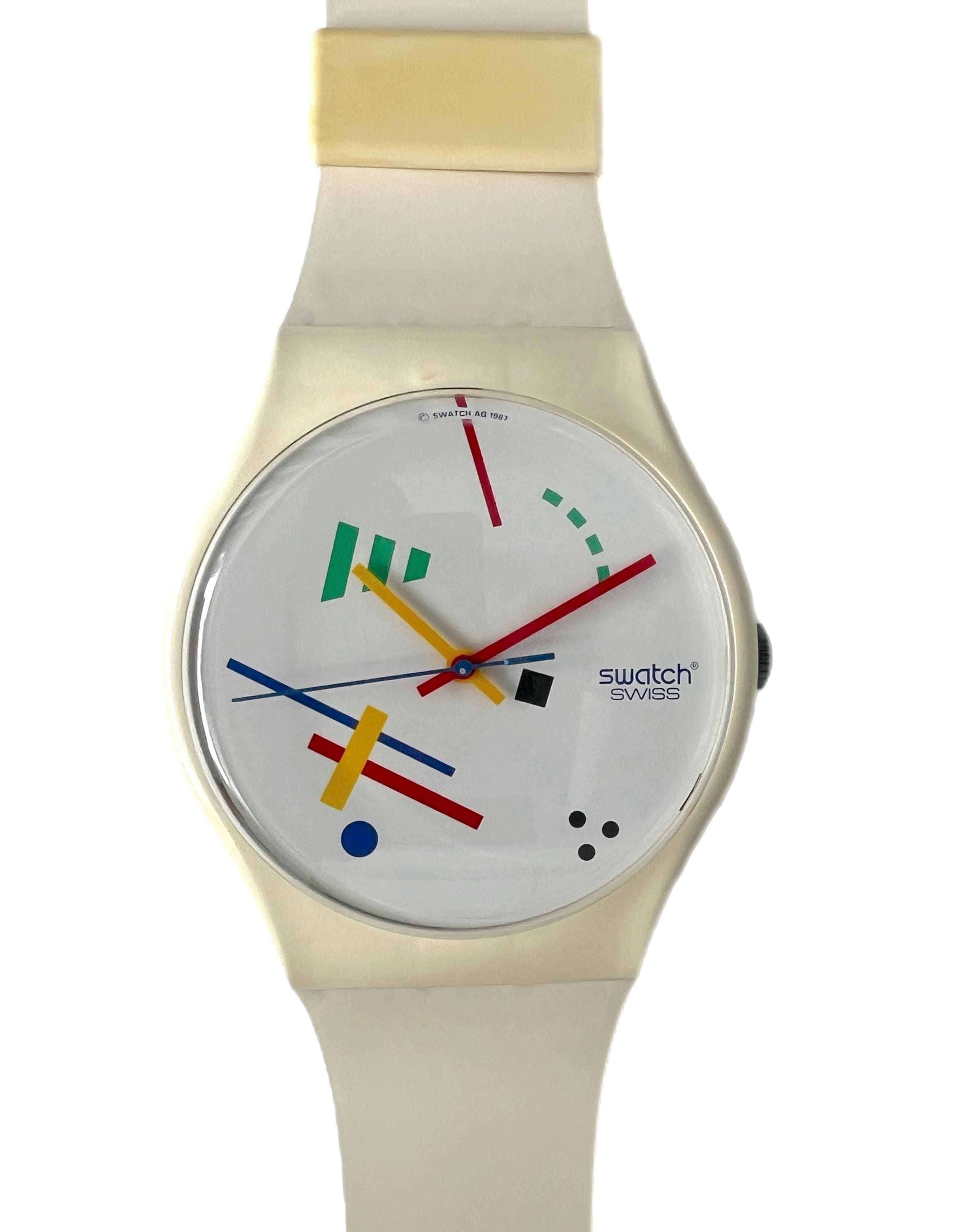 Sir Swatch Maxi １９８６年 サースウォッチマキシ Vintage 1980s Swatch Maxi “Sir Swatch” Wall Clock | Tenon Design