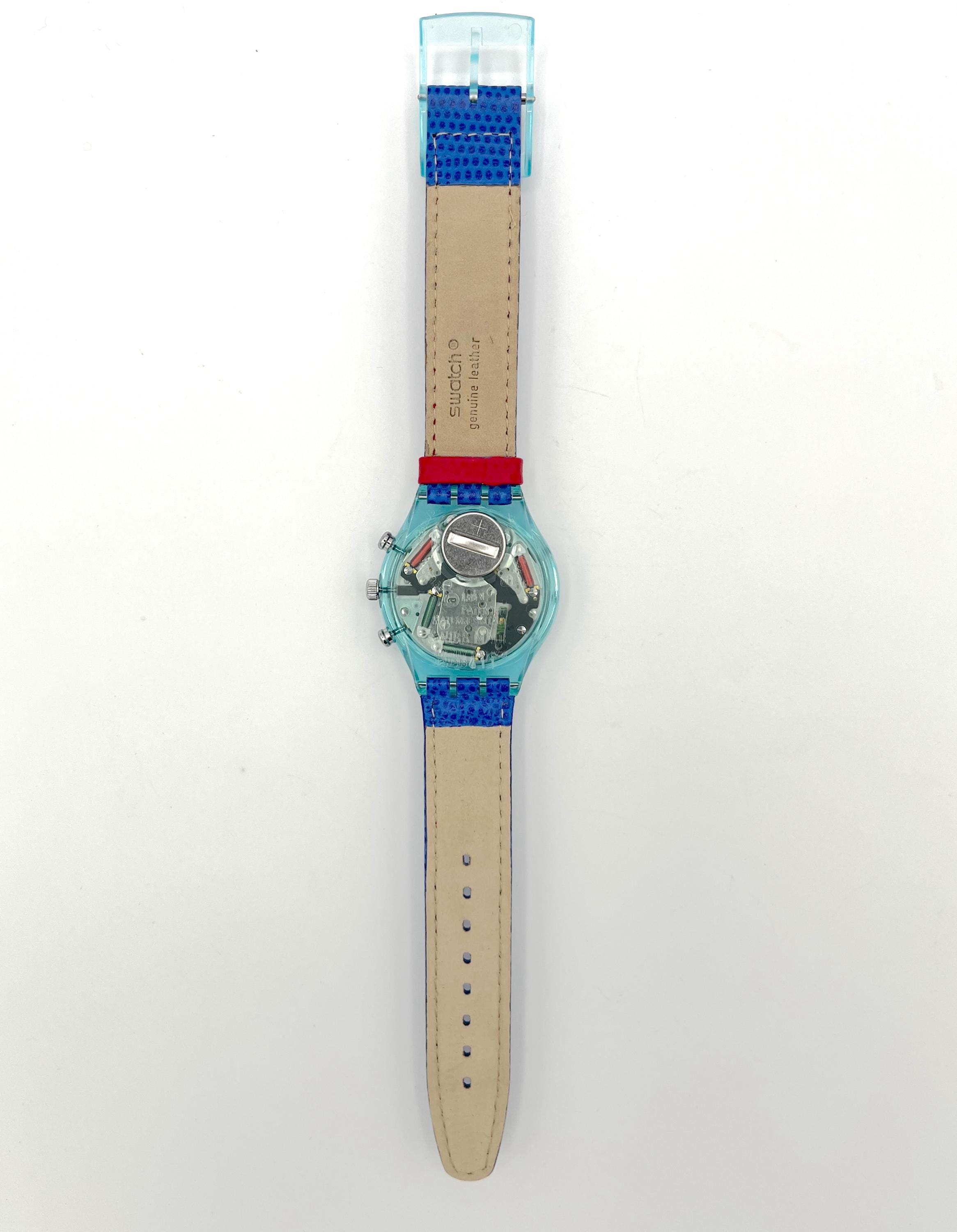 1994 Swatch Chrono ECHODECO SCN112 - Unworn Mint Vintage 
