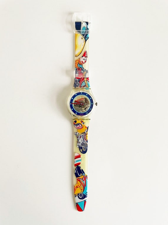 NEW : Vintage 1993 Swatch Gent TIN TOY GK155 Unworn Mint | Etsy