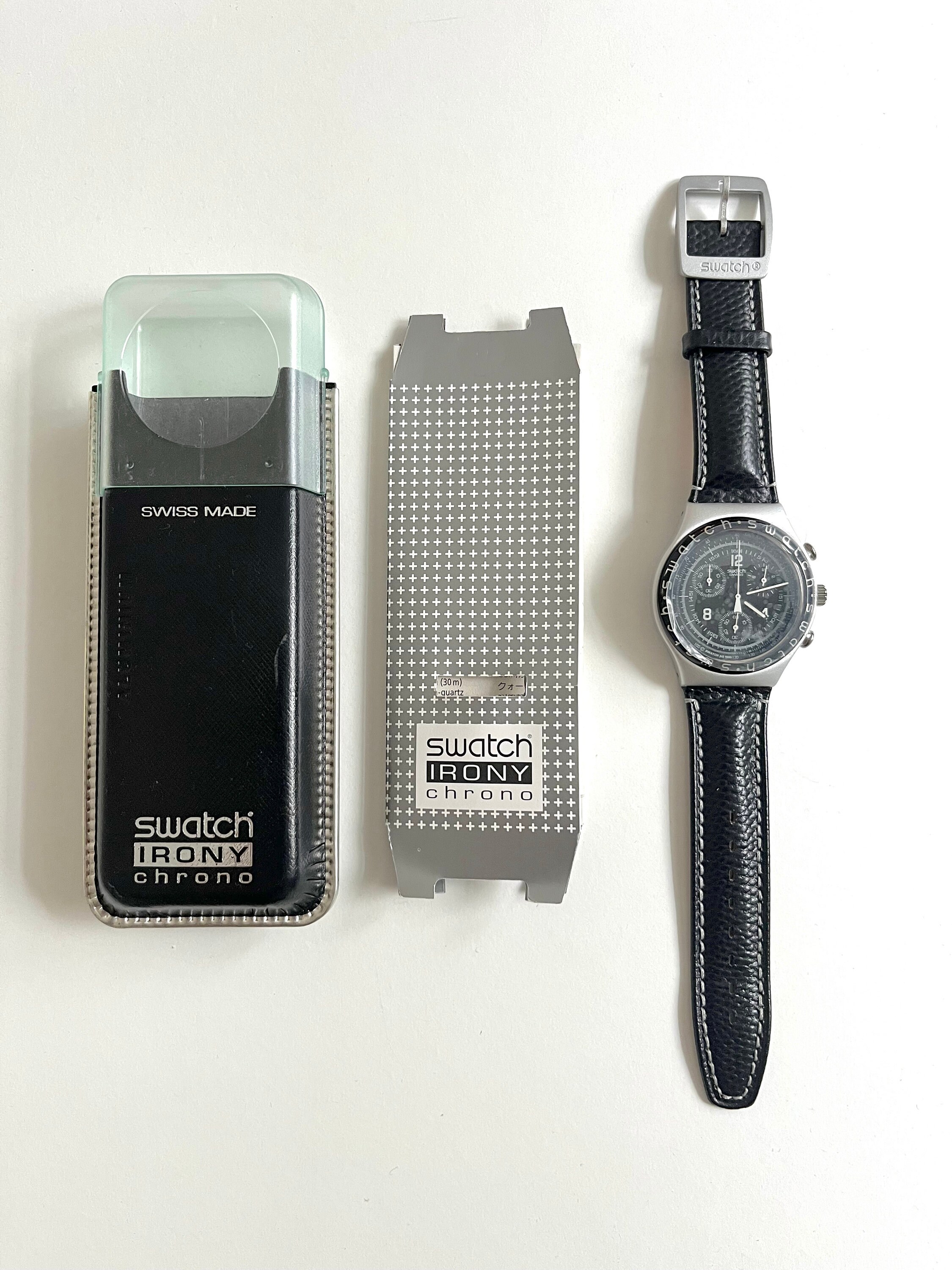 ヴィンテージ 1996 スウォッチ アイロニー クロノ ハイテール YCS1000