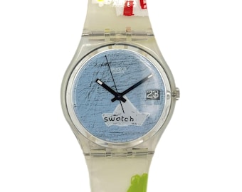 Swatch Gent 34mm Watch PETIT COLLAGE GE194 - Unworn Mint  display picture 3