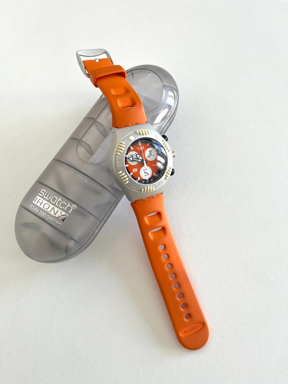Vintage Irony Scuba 200 Chrono SATSUMA YBS4006 - New in Box - All