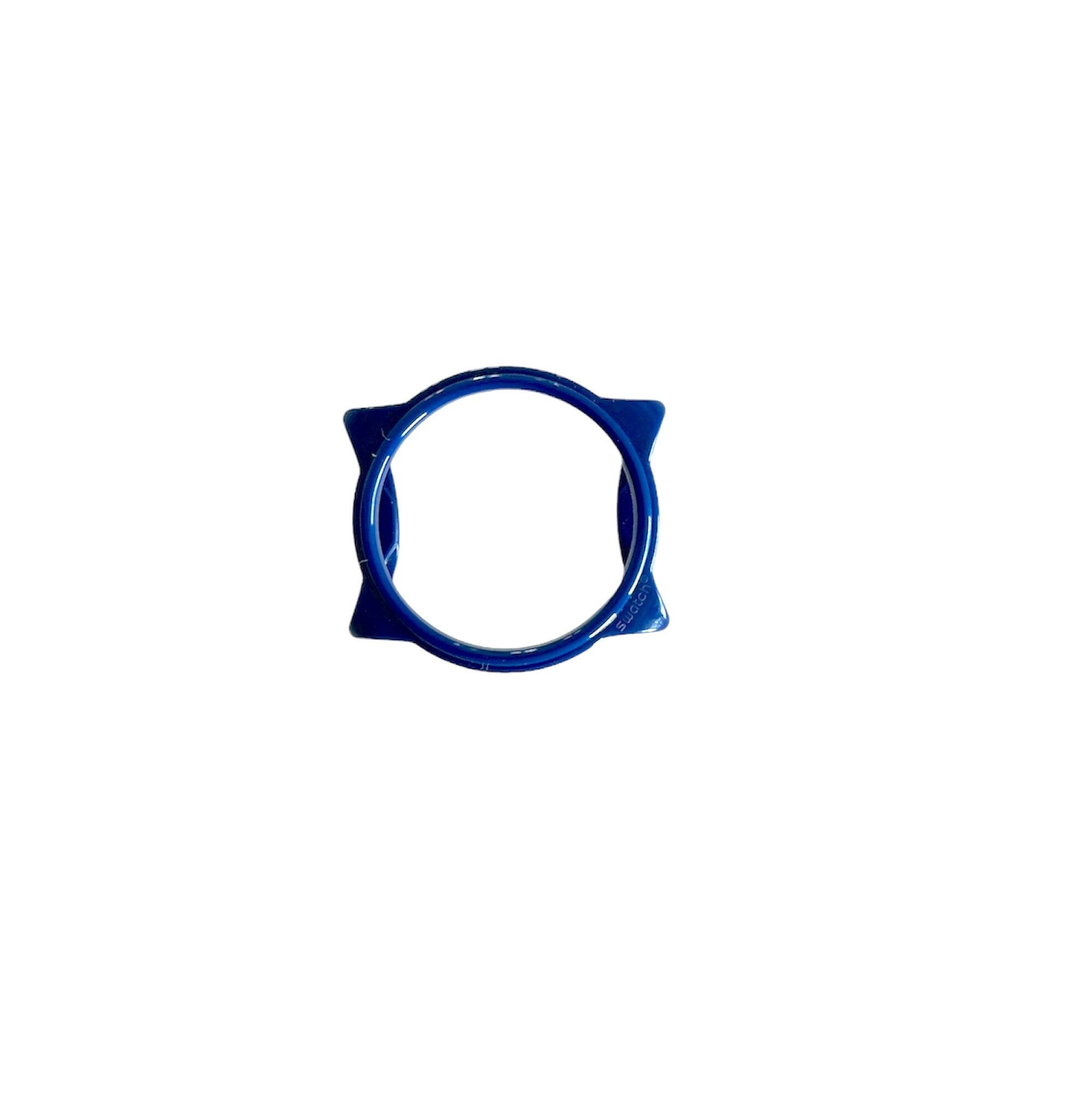 Swatch Watch Guard Too - Blue - Large - NWOT Swatch GUARD TOO Dark Blue For 34mm Swatches - vintage protector main image 2