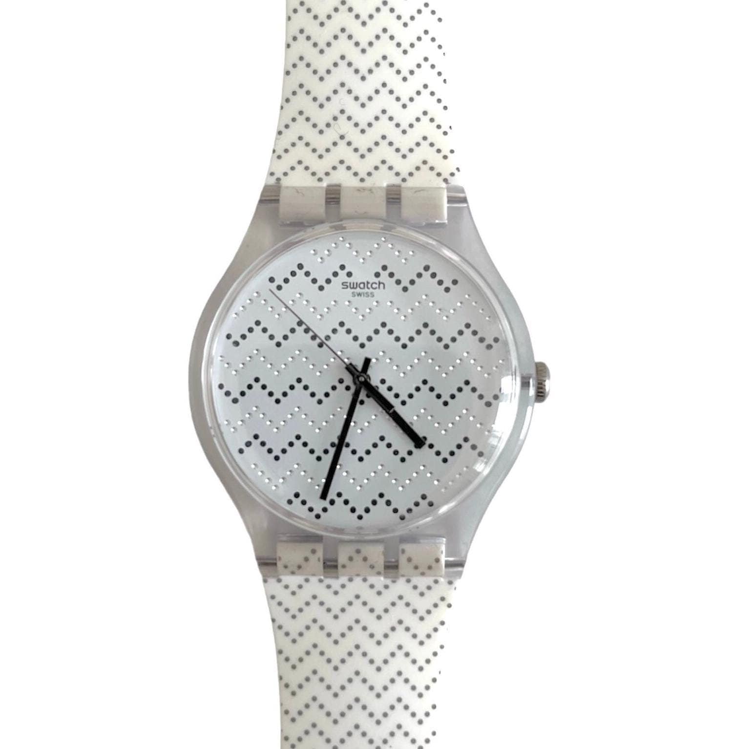 Unworn Swatch New Gent WAVEY DOTS SUOK118 - Mint Condition 