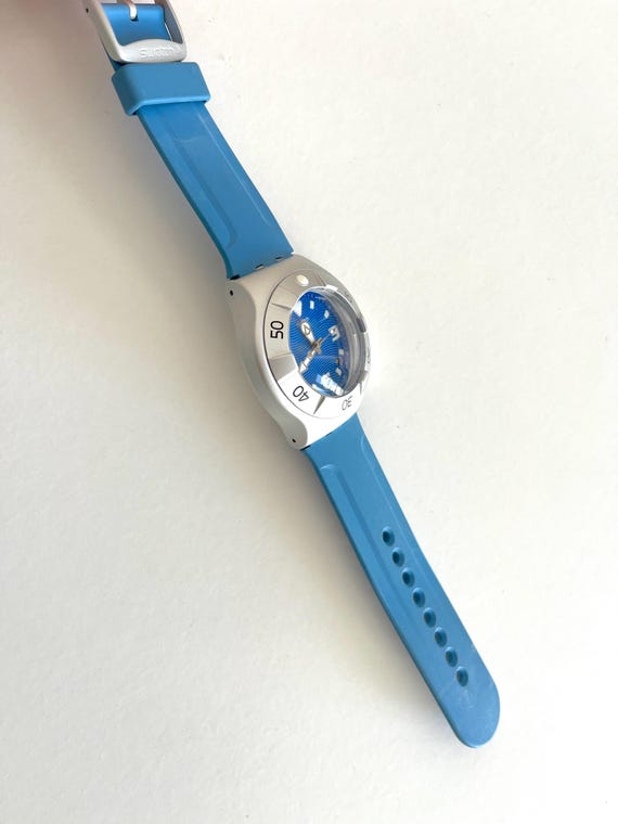 Vintage Swatch Irony Scuba 200 BLUE SQUID YDS4020 - Unworn