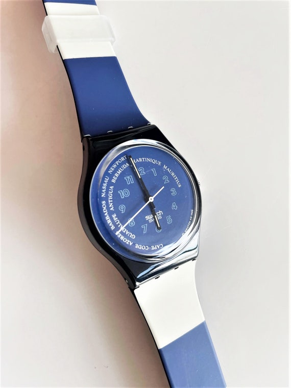 NEW : vintage 1990 Swatch Gent Original TENDER TO… - image 4