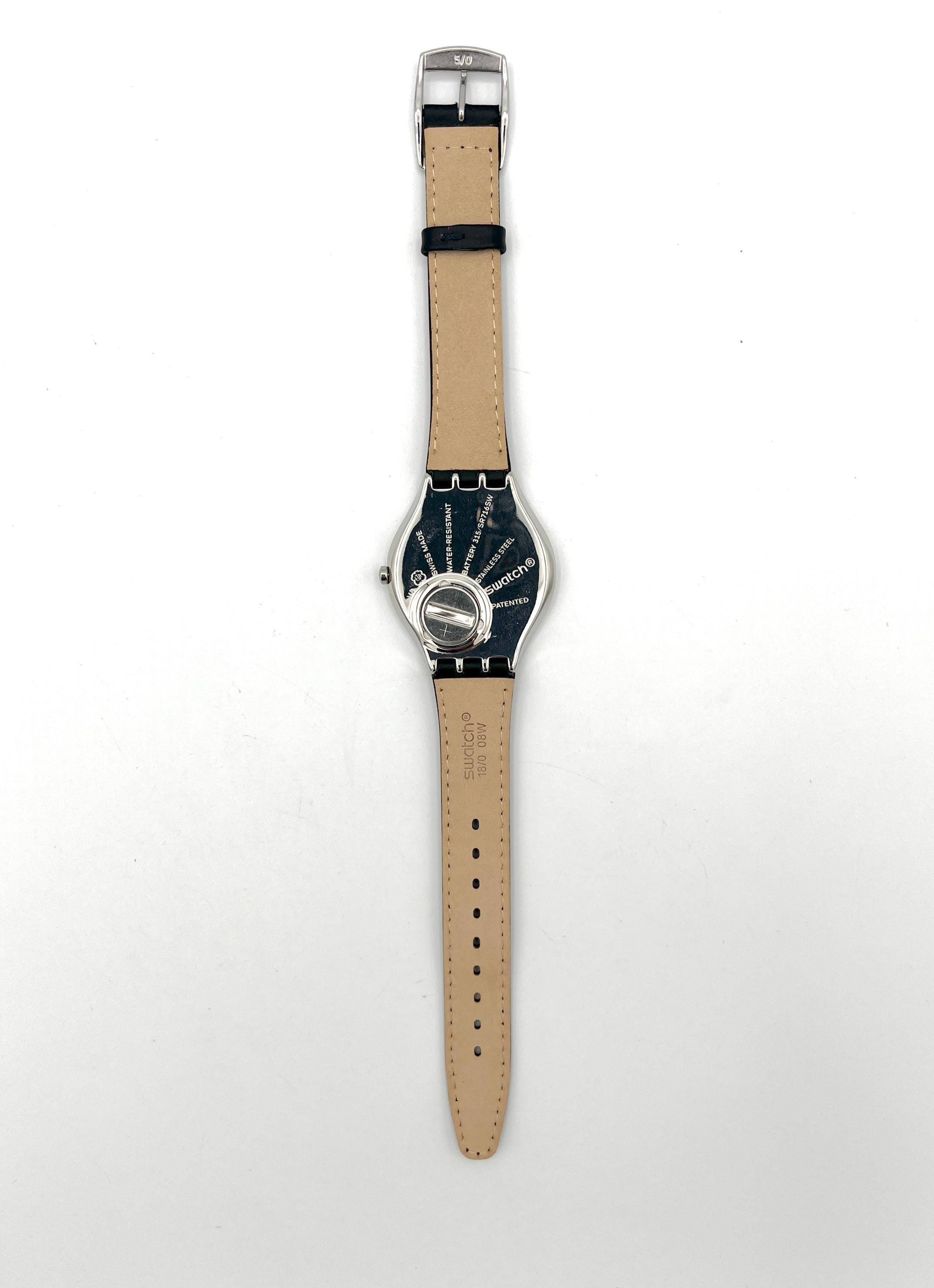 希少・未使用【Swatch Skin】ブレスレット腕時計 スターリングシルバー 