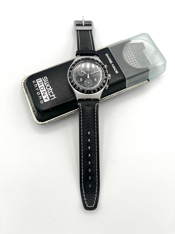Vintage 1996 Swatch Irony Chrono High Tail YCS1000 - Unworn 40mm