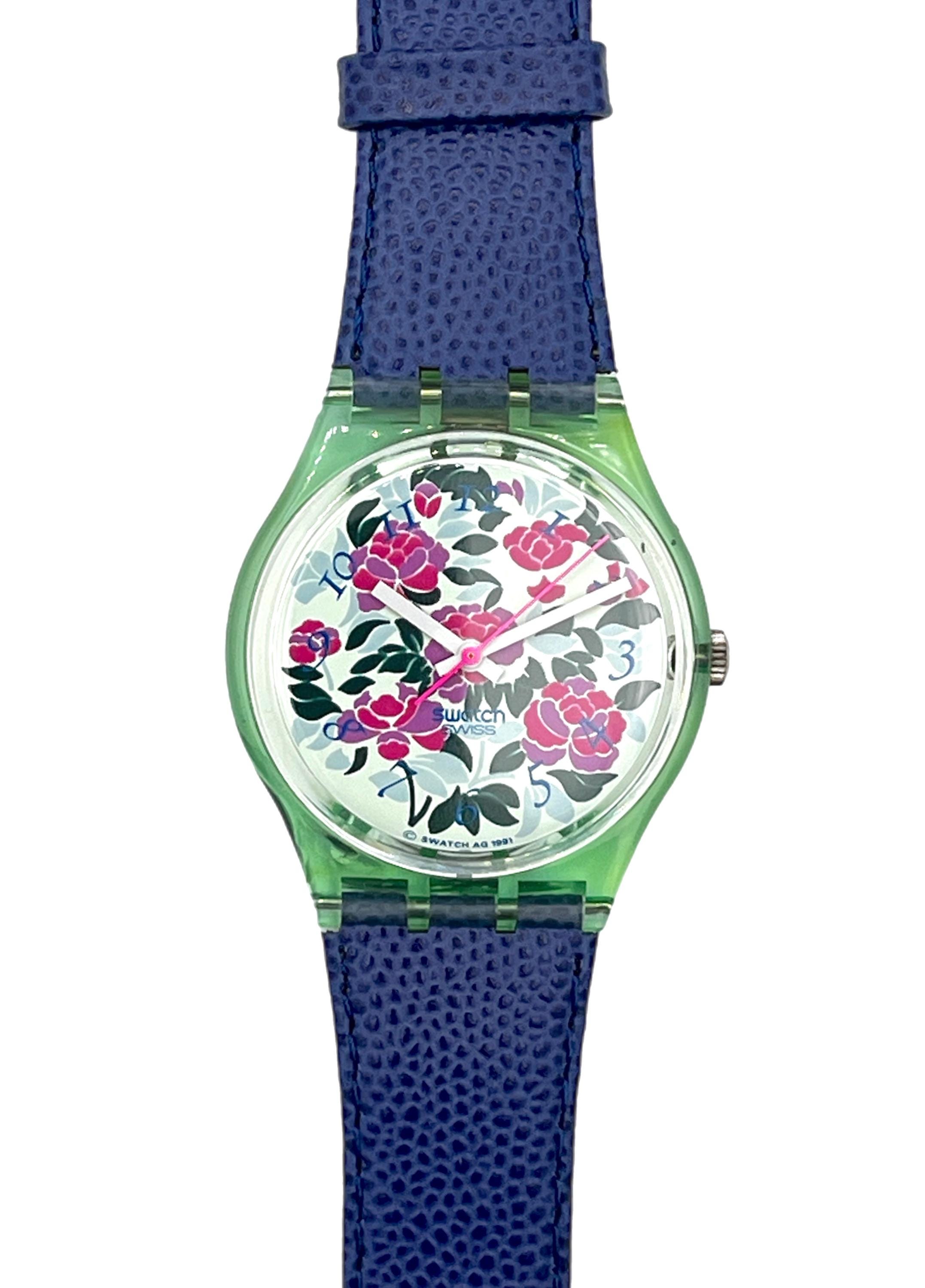 Vintage Floral Swatch Watches - Etsy