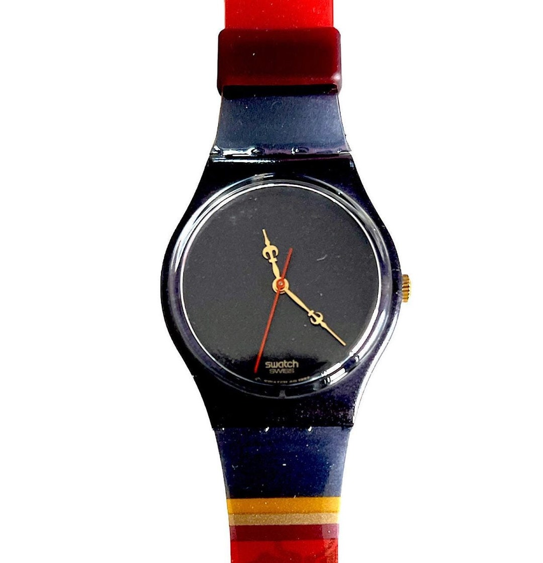 ヴィンテージ 1998 Swatch Gent ROYAL GRANIT GV109 - ミントな動作 