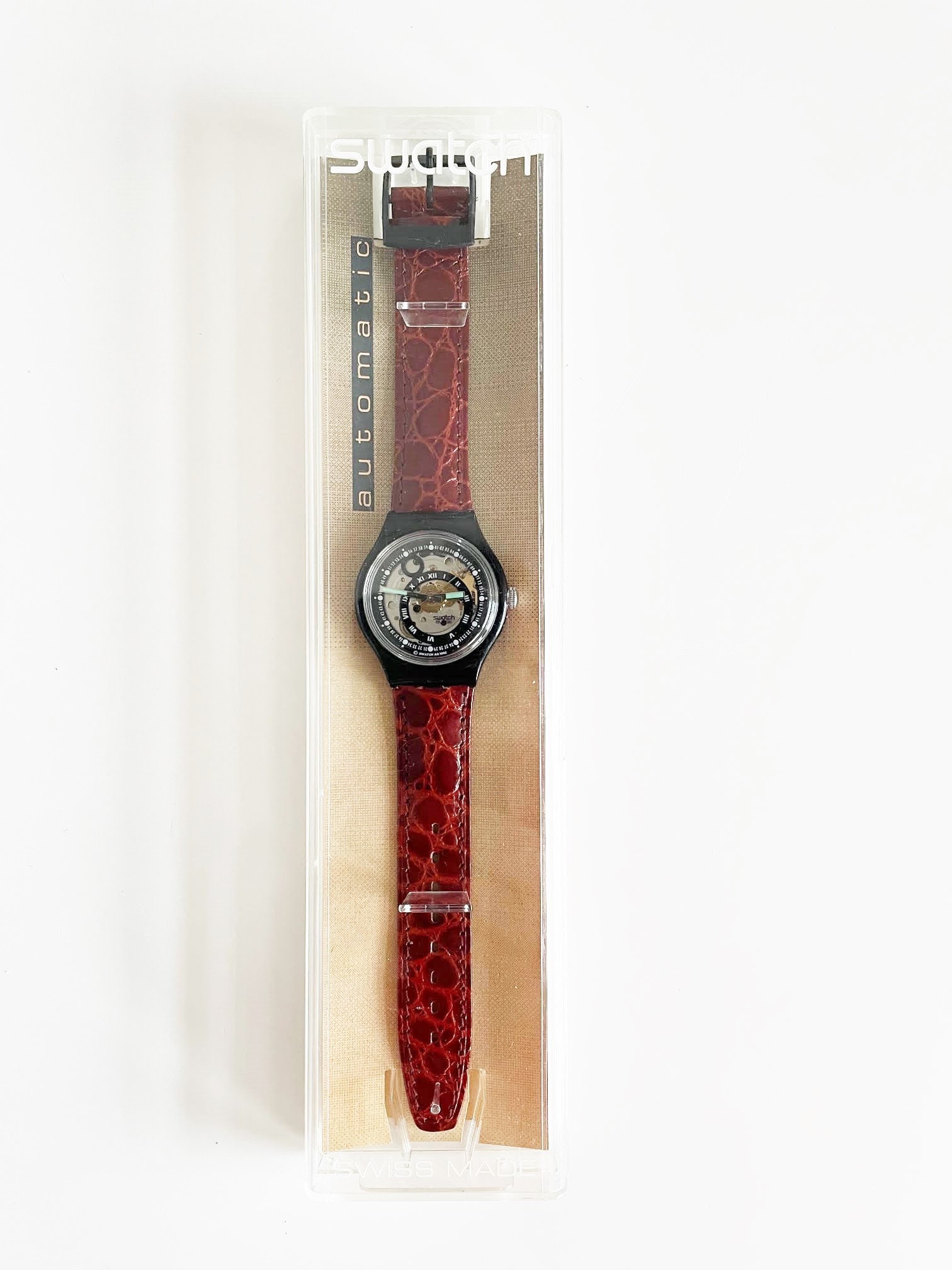 ヴィンテージ 1993 スウォッチ オートマチック ブラック サークル