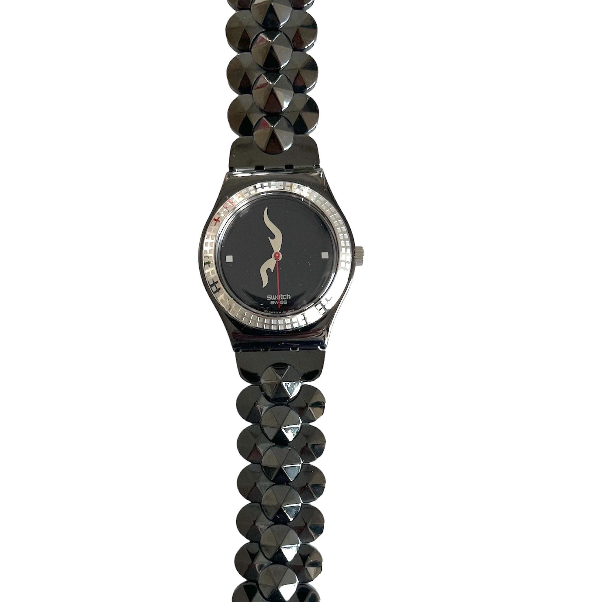 NEW Vintage Swatch Irony Medium MIDNIGHT BITE YLB100G From 2005