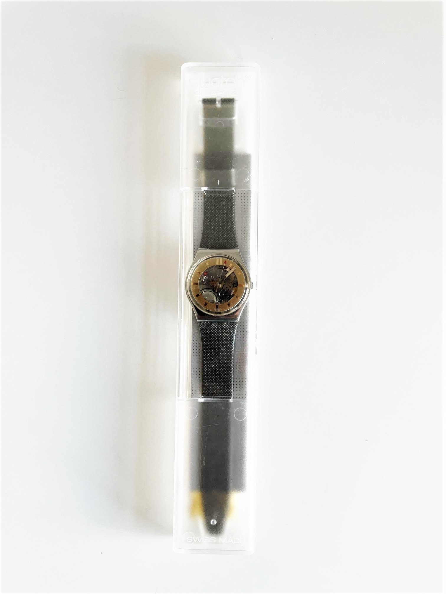 Vintage 1988 Swatch Gent GOLDEN SPHERE GX102 - Unworn Mint 