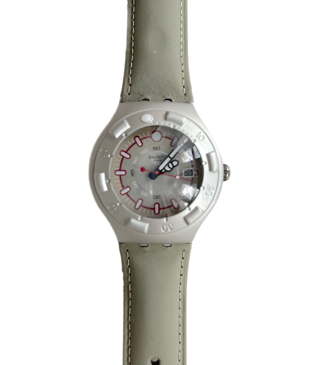 SWATCH IRONY SCUBA 200 QUARTZ BLUE DIAL SWISS MEN'S FULL