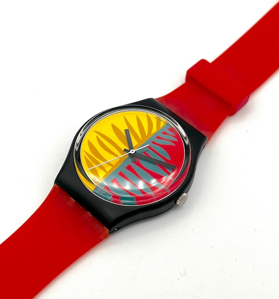 1987 Swatch Gent WAIPITU GB113 - Unworn Mint Vintage  display picture 3