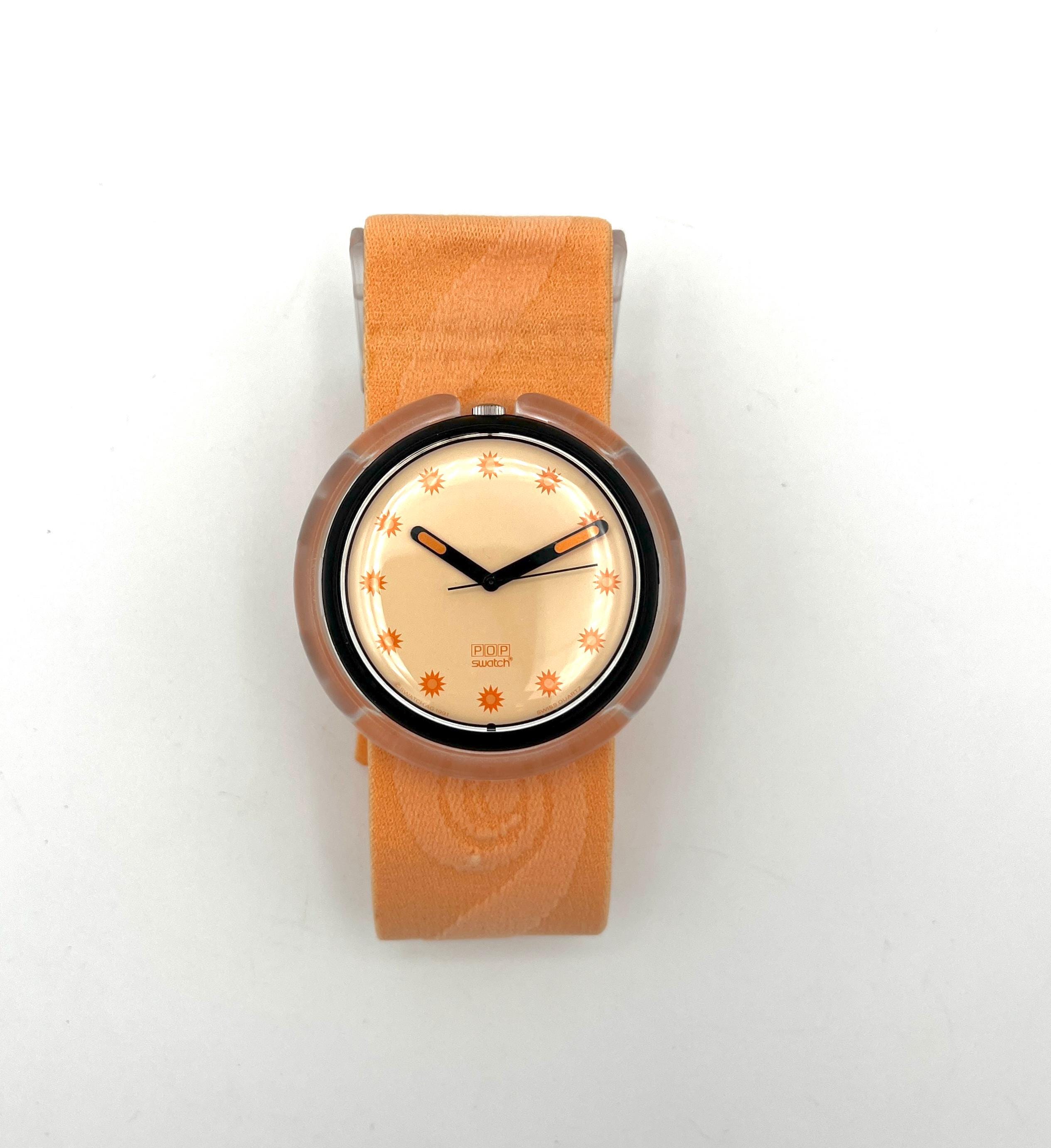 1992 Pop Swatch GRANATINA PWB167 - Rare Vintage Peach 
