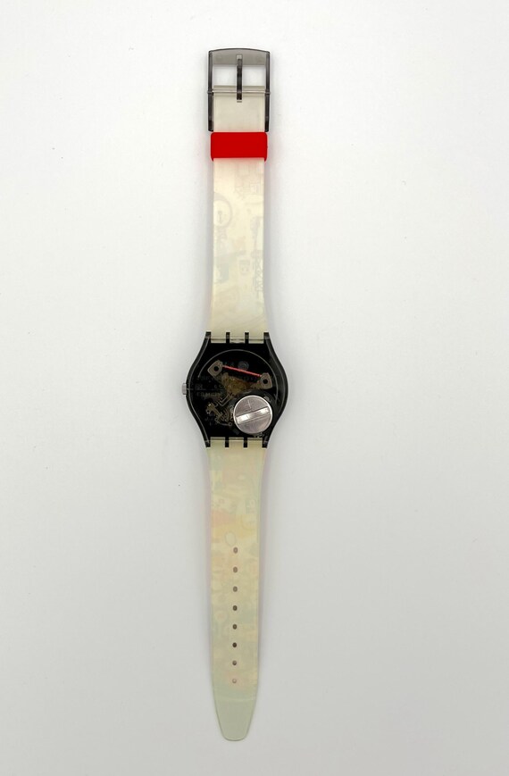 Vintage 1996 Swatch Gent UPPER EAST GM136 - Mint Unworn Condition 