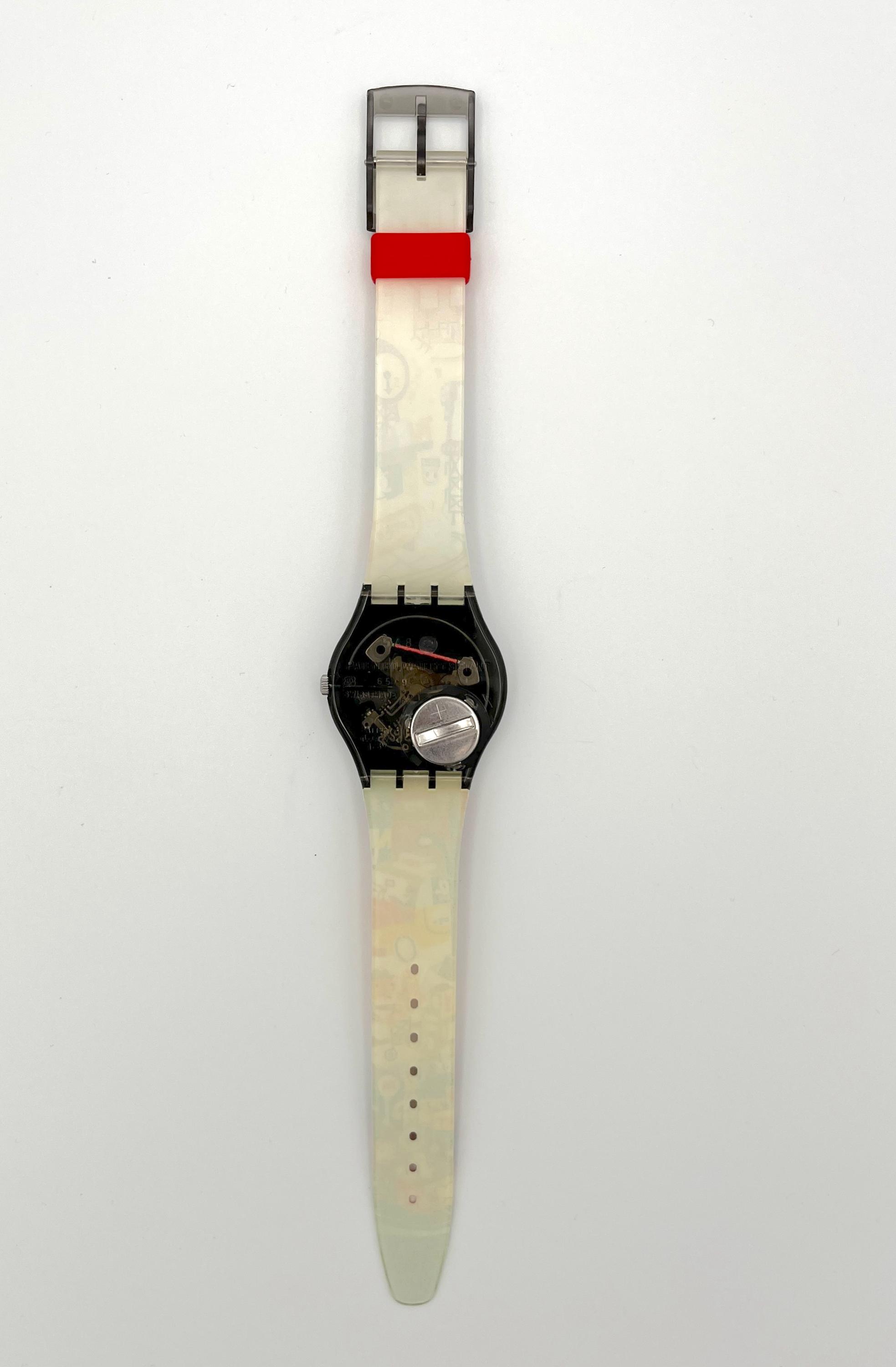 Vintage 1996 Swatch Gent UPPER EAST GM136 - Mint Unworn Condition 