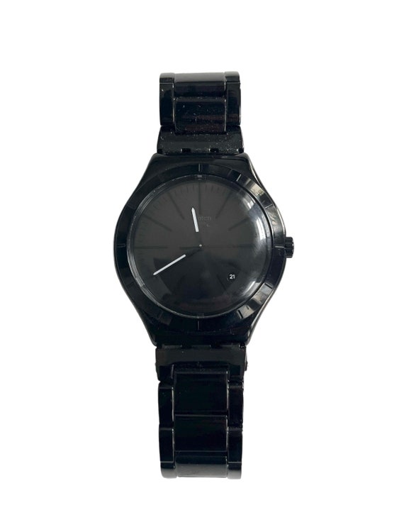 Swatch Irony クロノグラフ ブラックラバー 【公式通販】