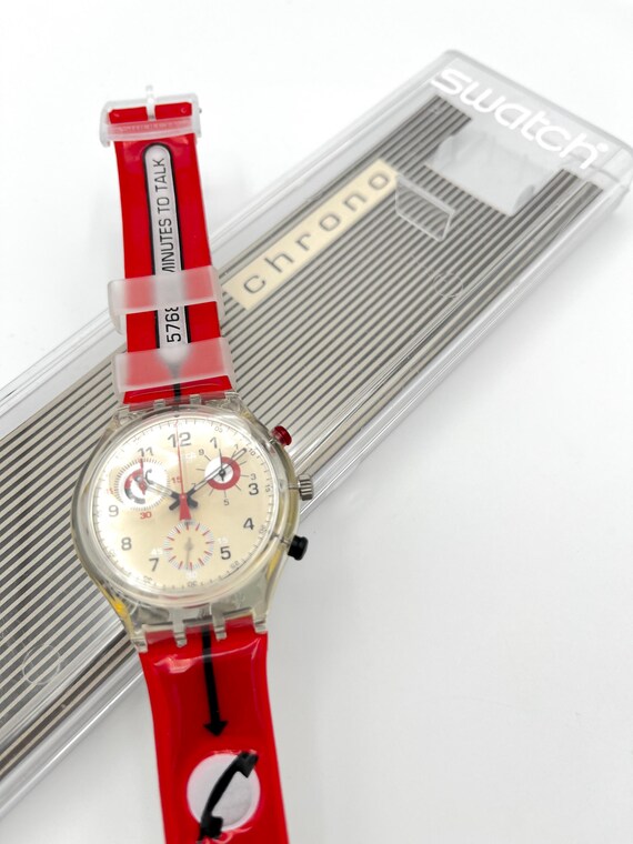1997年製 スウォッチ SCK112 クロノグラフ TIME TO CALL - 未使用新品 