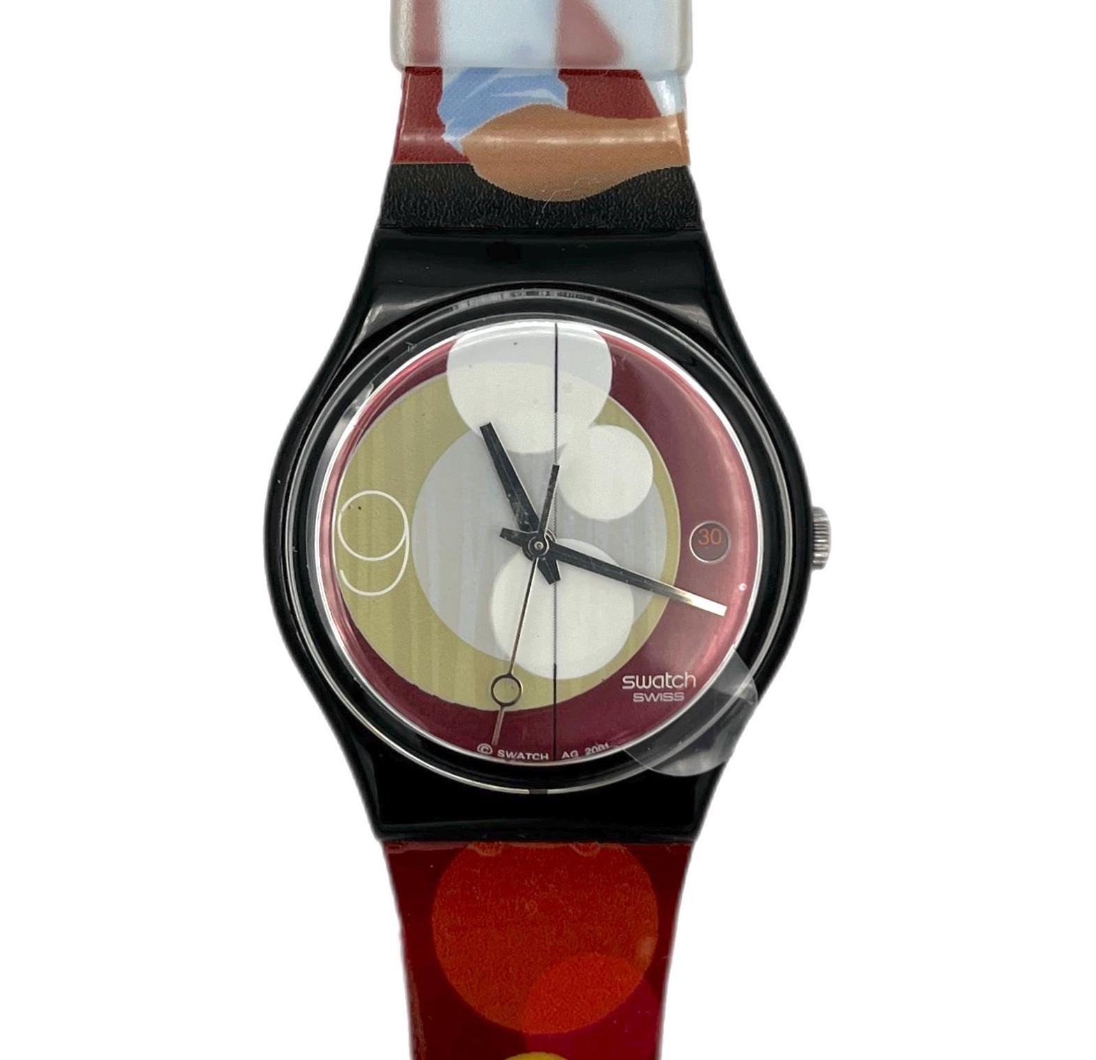 メンズ 希少 未使用 稼働品 swatch GENT スウォッチ ジェント 腕時計