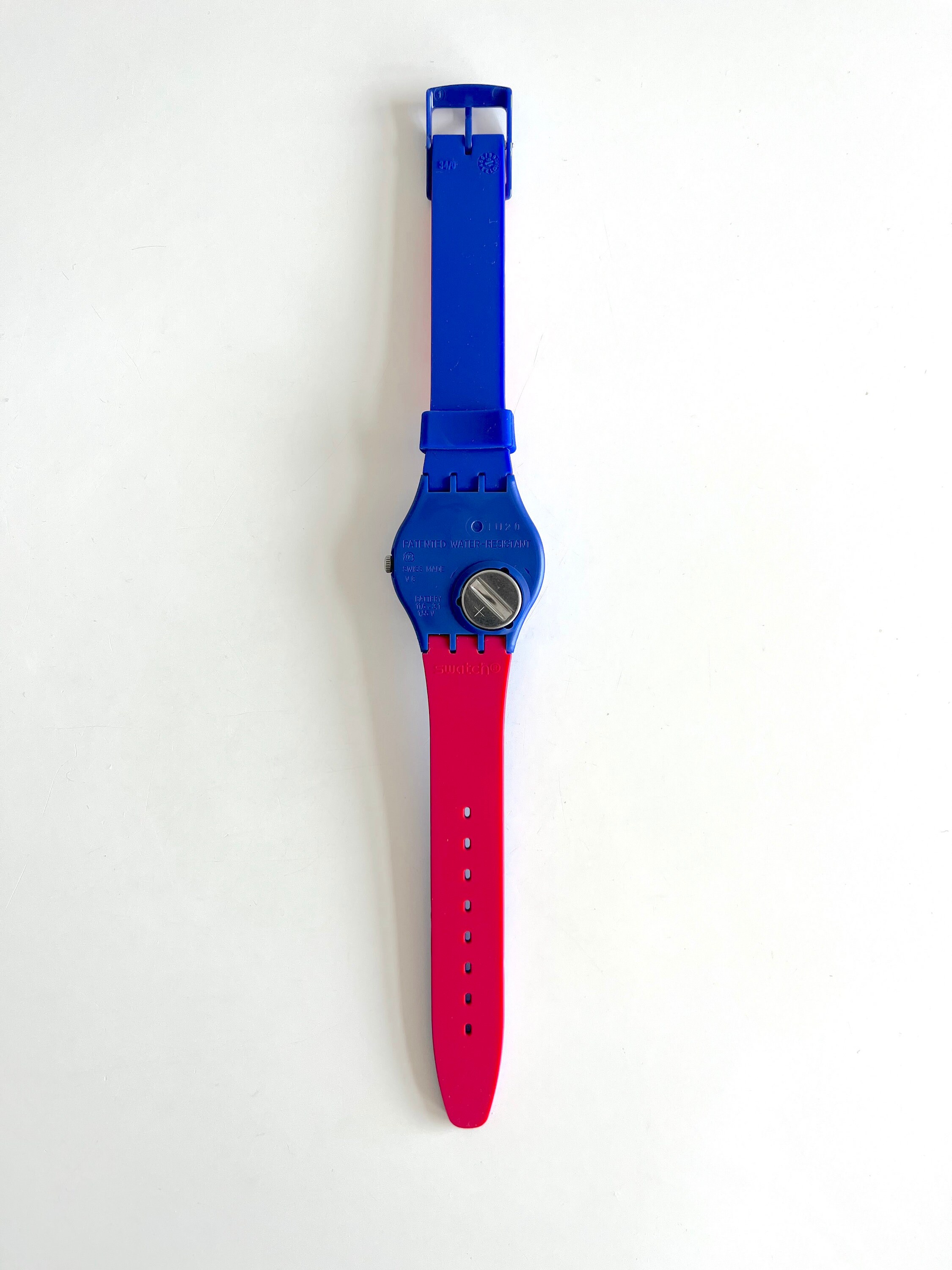 Vtg Swatch Gent Speed Around Mens Watch 34mm Colorful GB277 New Battery NEW in Box Swatch Gent BLUE LOOP GS148 - Mint Unworn  main image 3